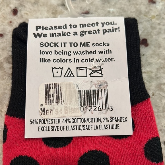 Sock It To Me Men’s Crew Dress Socks - Picture 6 of 6